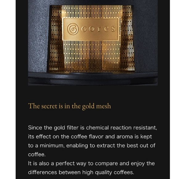 CORES Single Cup Gold Coffee Filter C210 - Picture 9 of 12